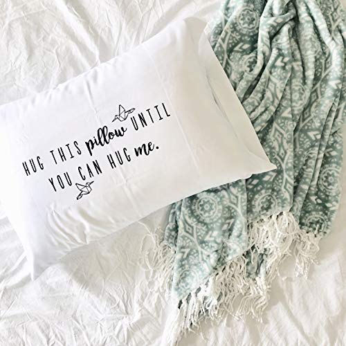 Oh, Susannah Hug This Pillow Until You Can Hug Me Pillowcase Box, Original Design, Long Distance Relationship Gifts, Sublimation Print, Standard (20"x30") - Image 5