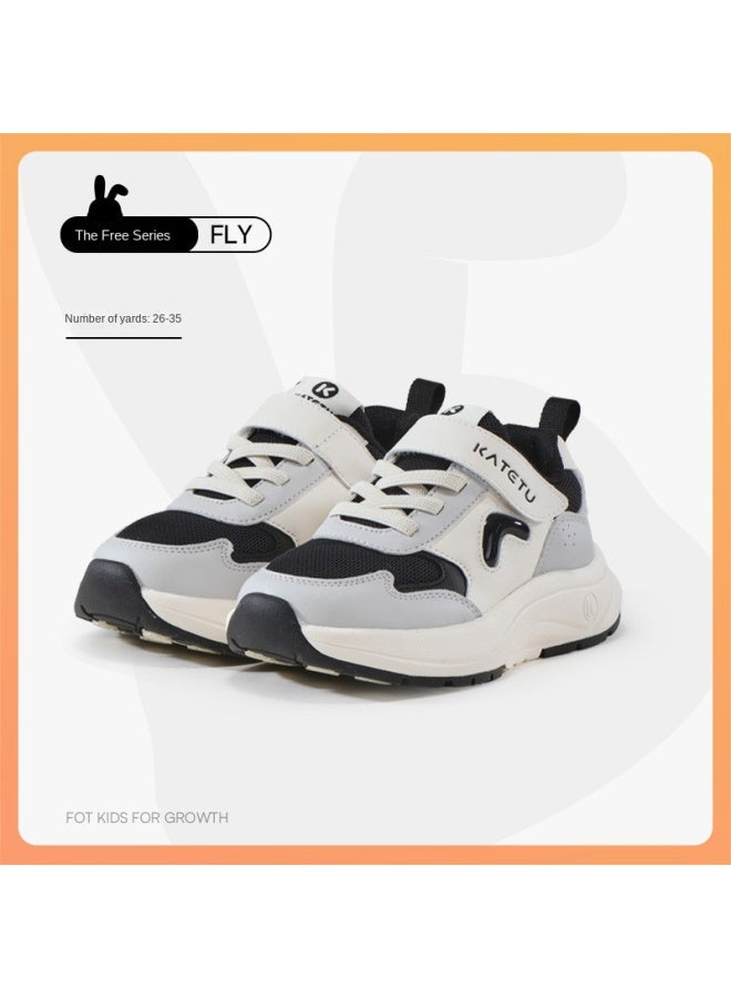 Steady Motion】children's Sports Shoes, Breathable Mesh Sneakers For Spring And Autumn, Casual Infant And Toddler Shoes, Mid-to-large Kids' Running Shoes - Image 3