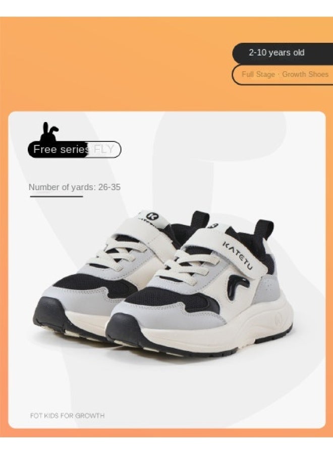 Steady Motion】children's Sports Shoes, Breathable Mesh Sneakers For Spring And Autumn, Casual Infant And Toddler Shoes, Mid-to-large Kids' Running Shoes - Image 1