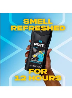 Axe AXE Alaska 3-in-1 Bodywash (250ml) | Men Bodywash, Face wash, Hair Wash | Long-Lasting Refreshing Ocean Air & Bergamot Fragrance | Natural Origin Ingredients | Removes Odor and Bacteria | No Parabens | Dermatologically Tested  - Image 4