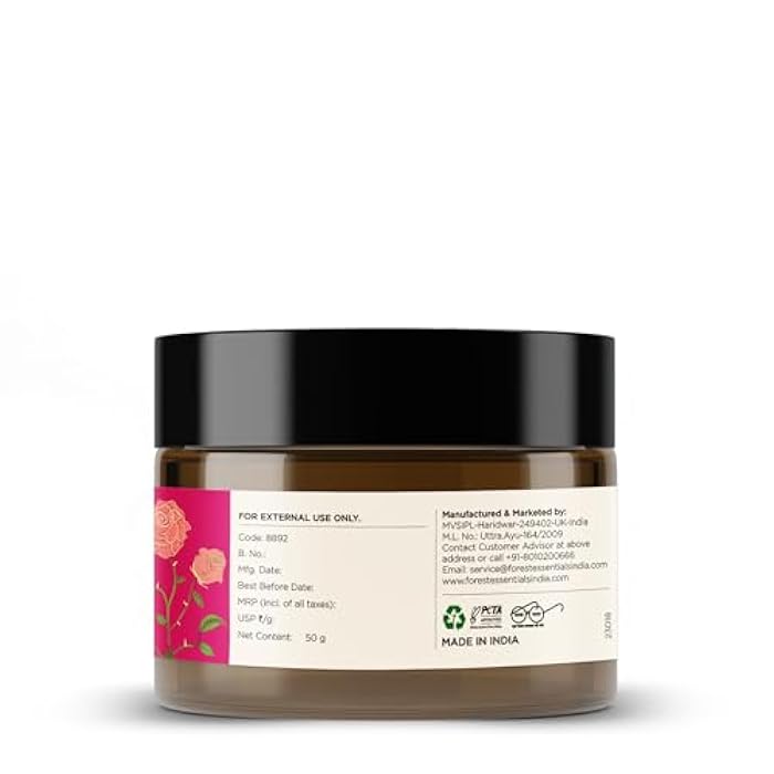 Forest Essentials Light Hydrating Facial Gel Pure Rosewater -50g - Image 3