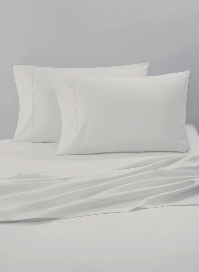 ايست من نون 2-Piece Pillowcase set | Soft 400 TC Sateen Cotton Material |  Light Grey Color | 2 Pillowcases 50 cm x 100 cmBundle - Image 1