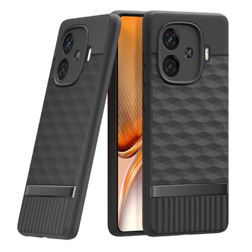 Casotec Shockproof Case for iQOO Neo 10R 5G | Full Camera Protection | TPU Flexible Back Cover for iQOO Neo 10R 5G (Matte Black) - Image 1