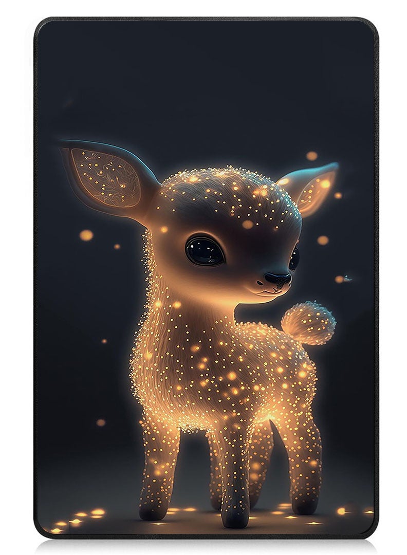 Theodor Protective Flip Case For Lenovo Tab M9 (2023) With Trifold Stand Auto Wake Sleep Shockproof Cover Deer - Image 1