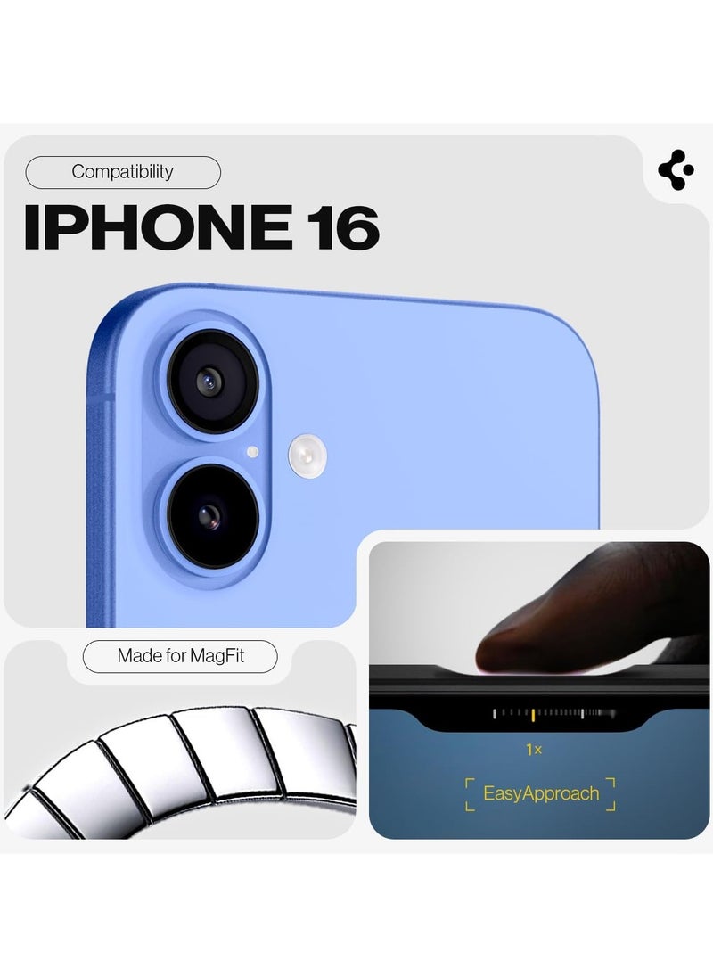 Spigen غطاء حالة Tough Armor MagFit AI لجهاز iPhone 16 مع MagSafe وحامل (2024) - أسود  - Image 2