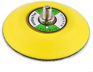 SHININGEYES SHININGEYES 3-Inch Dual-Action Hook & Loop Fastener Flexible Backing Plate, 3" Polishing Pad with 5/16"-24 Threads  - Image 1