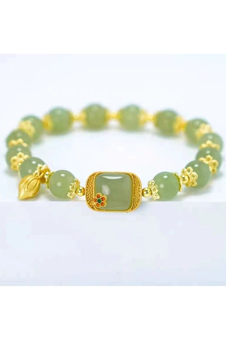 Goolsky Sugar Cube Lotus Pod Bracelet for Women | Step-by-Step Lotus Inspired Summer Jewelry | Unique Handmade Accessory  - Image 4