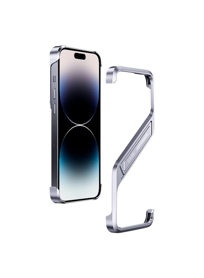 اس-توب جراب لهاتف iPhone 14 Pro مع حامل على شكل حرف S بدون إطار معدني - Image 1