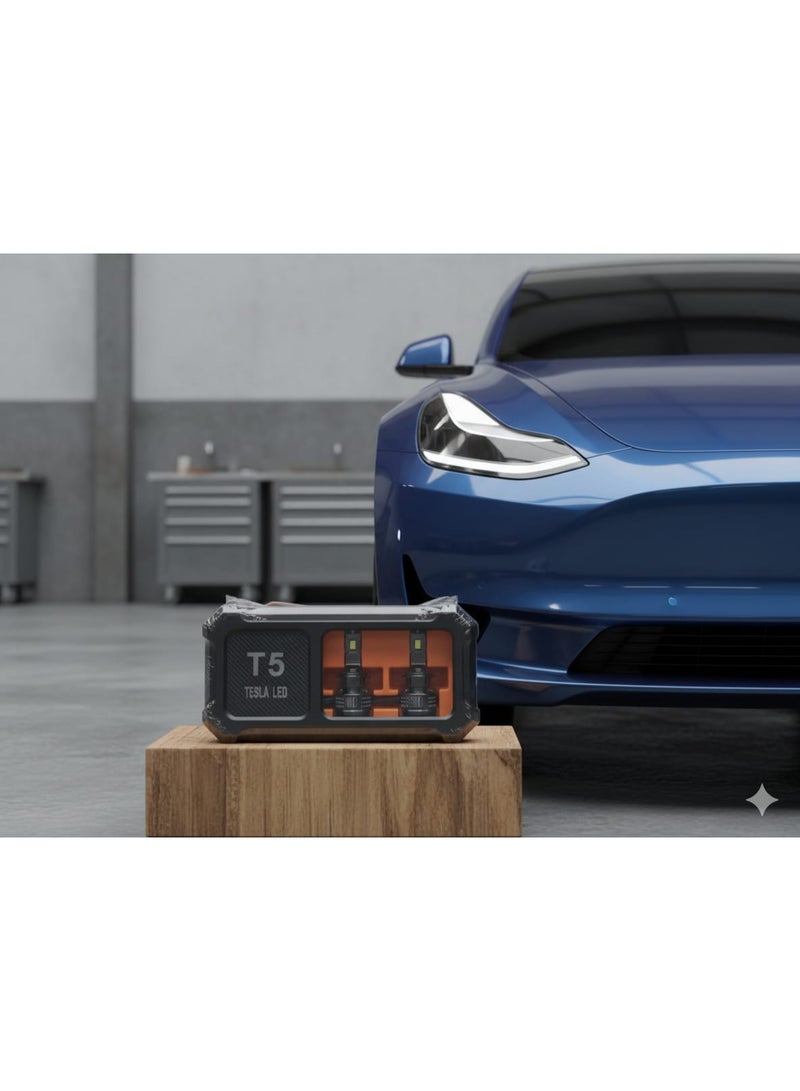 T5 TESLA H7 LED Headlight – Ultra Bright & High Stability Lighting - Image 1