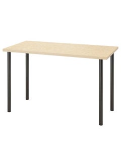 erorex Desk, Lively Pine Effect Black, 120X60 Cm  - Image 1
