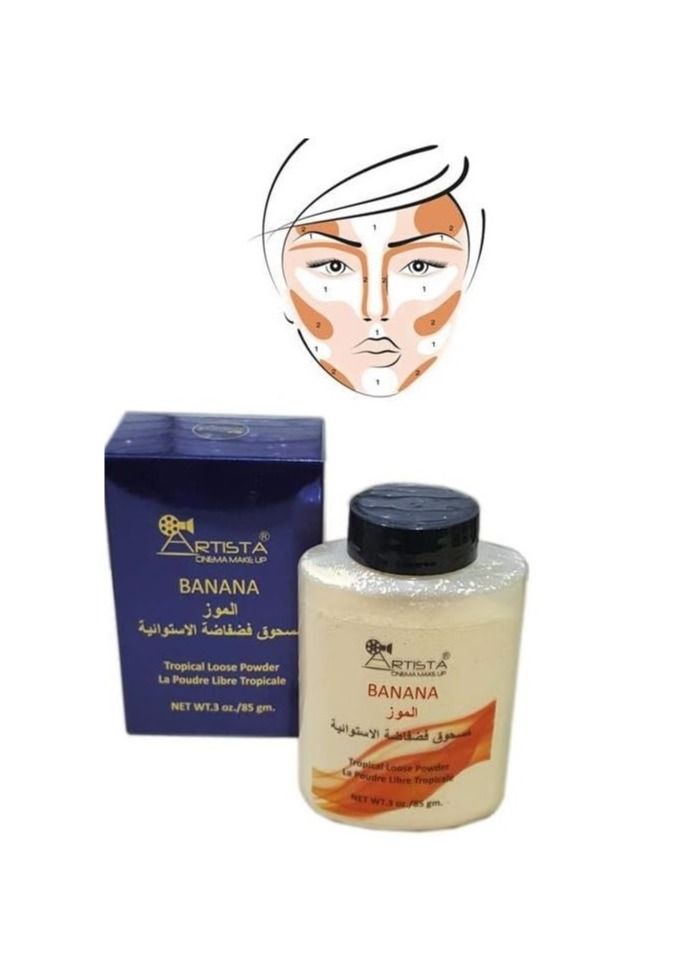 Artista Tropical Setting  Banana Powder 85g - Image 1