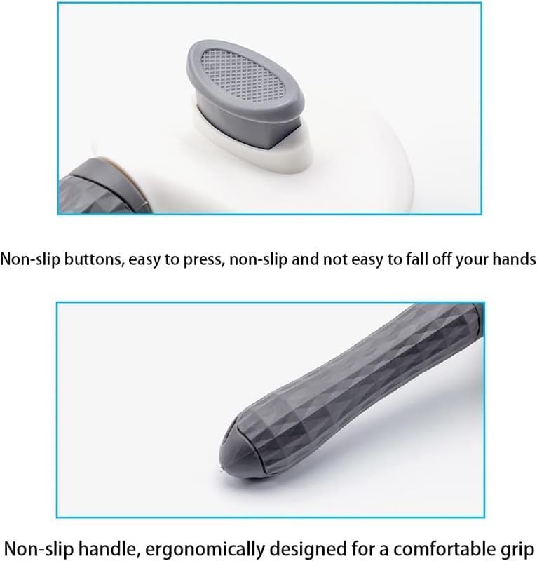 BLISSBORN Dog hair brush Thin Slicker dog Brush for hair dogs & Cat brush | Self Clean dog comb for deseeding brush for dog accessories & cat accessories (Pack Of 1) - Image 4