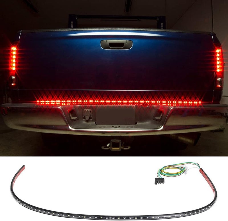 LEDGlow 49 Inch TailFlex Truck Tailgate Flexible LED Light Bar - Brake and Turning Signal - White Reverse Lights - Image 2