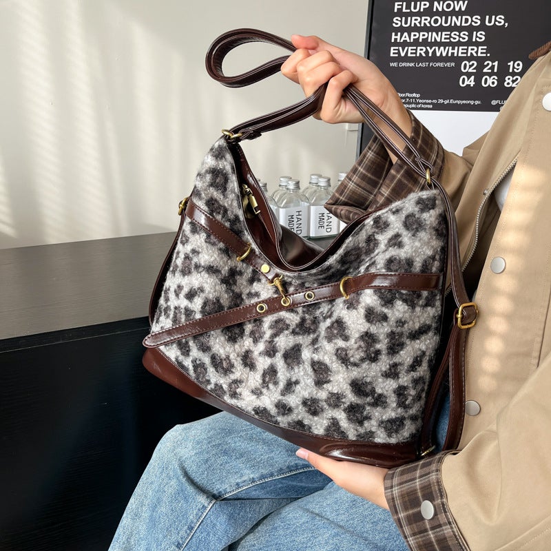 Large Capacity High-Class Denim Bag Women'S Casual Crossbody Bag Shoulder Bag All-Match Commuter Bag - Image 1