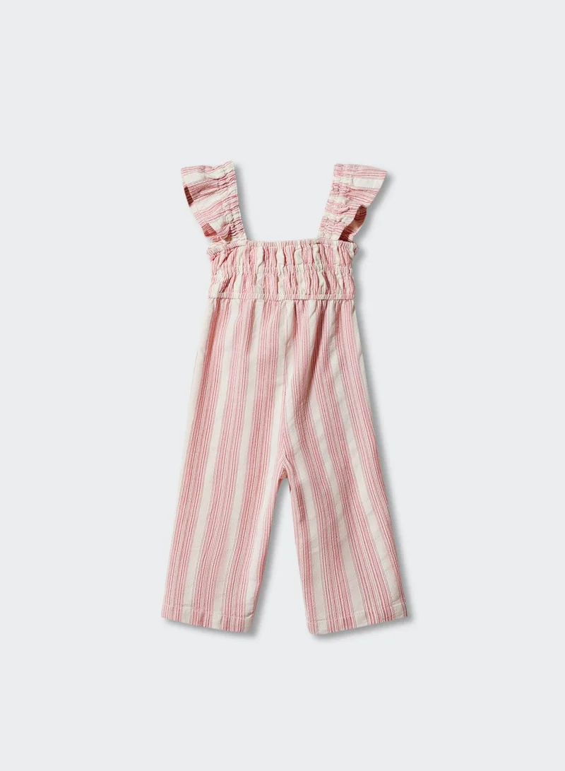 MANGO Kids Striped Playsuits