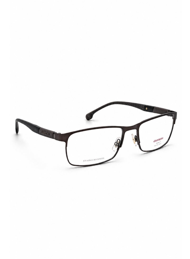 كاريرا إطار نظارات طبية رجالي CARRERA 8849 VZH 55، إطار كامل من الفولاذ المقاوم للصدأ، نظارات خفيفة الوزن ومناسبة لتركيب العدسات الطبية، لون برونزي مطفي، مقاس 55-18-140 مم. - Image 2