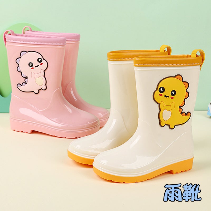 South Korea Rain Boots Children Rain Boots Kindergarten Rubber Shoes Cute Princess Non-Slip Baby Kids Boys Girls Waterproof - Image 2