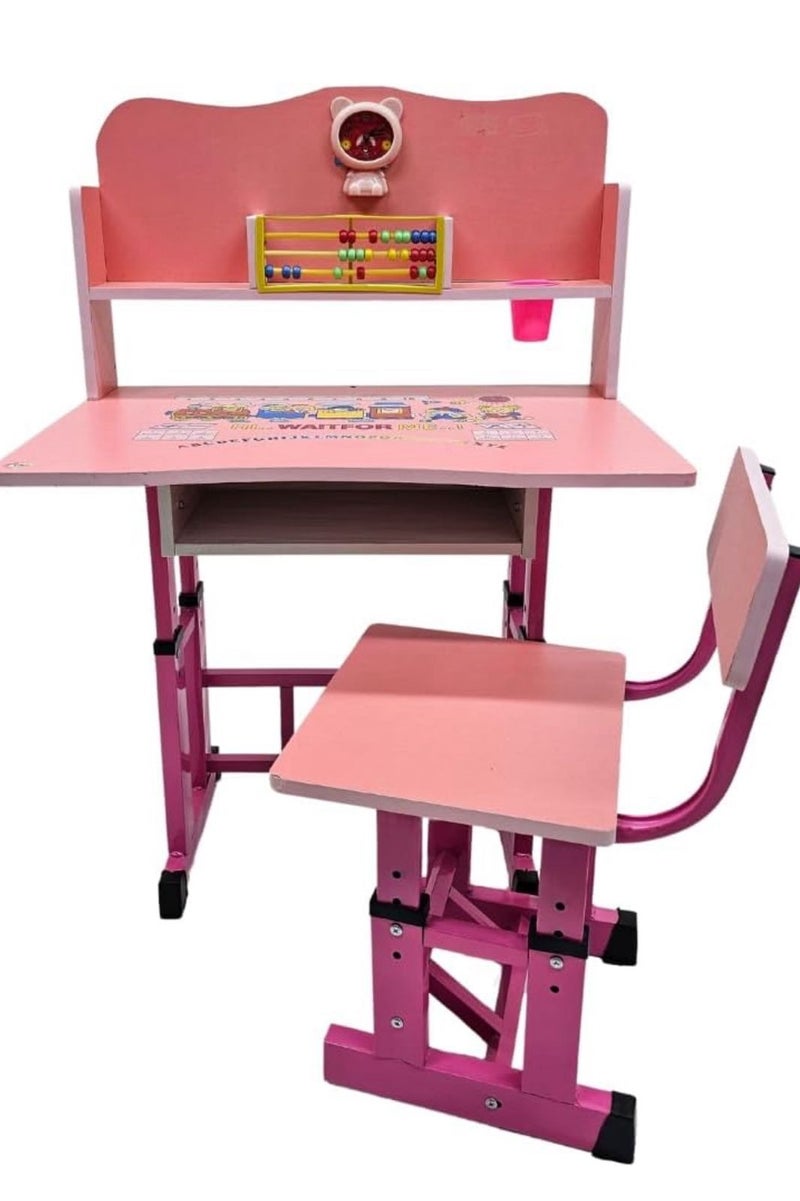 Generic Kids Activity Drawing Study Table with Chair  - Image 5