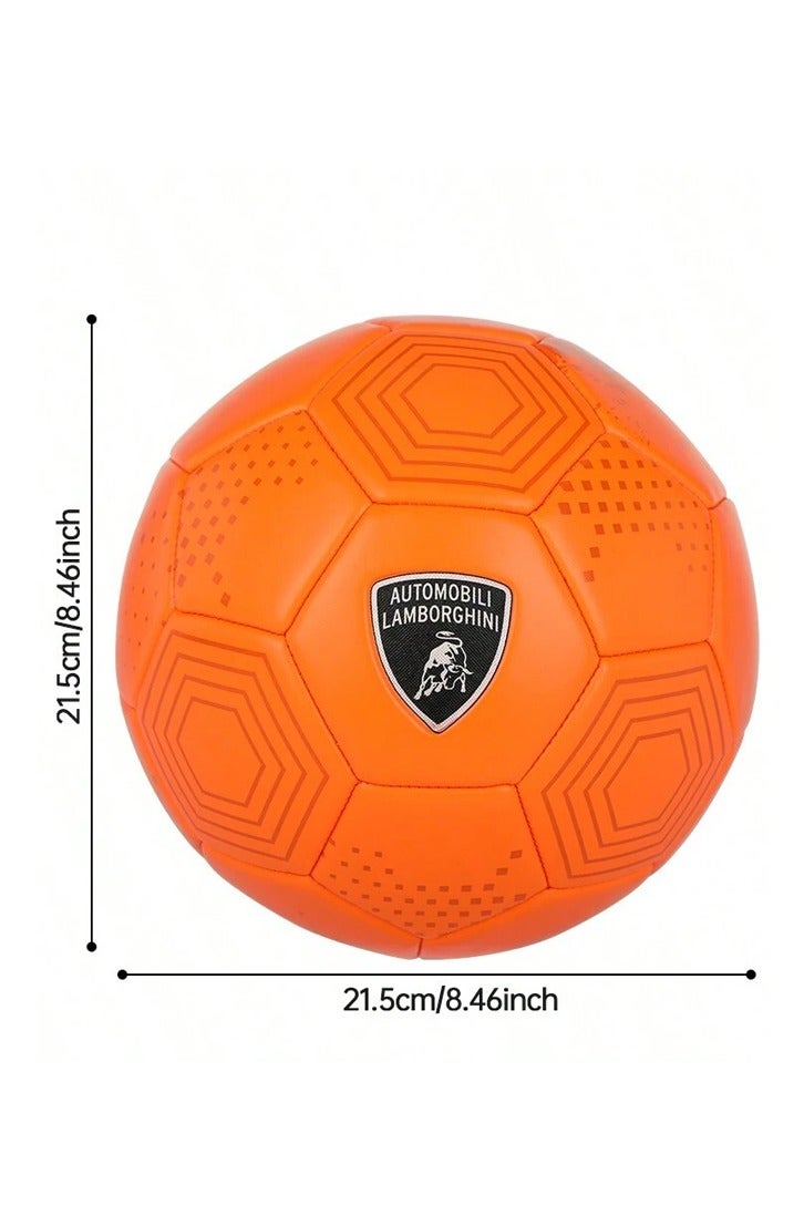 LAMBORGHINI Lamborghini Official 5 Size Soccer Ball-Orange - Image 3
