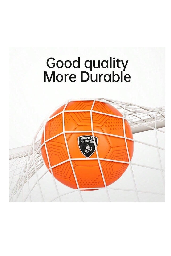 LAMBORGHINI Lamborghini Official 5 Size Soccer Ball-Orange - Image 4