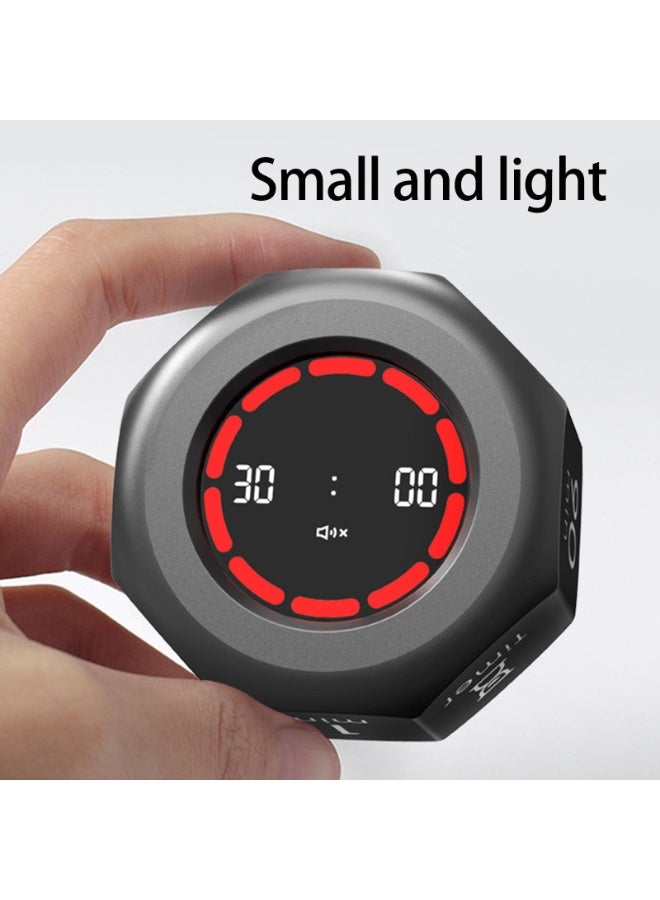 KOWVOWZ Productivity Kitchen Timer, Pomodoro Flip Gravity Sensor Cube Timer with Mute & Alarm and 1/3/5/15/30/60/90-Min Countdown Modes, Visual Focus Desk Timer for Home, School, Office, Kitchen - Image 5
