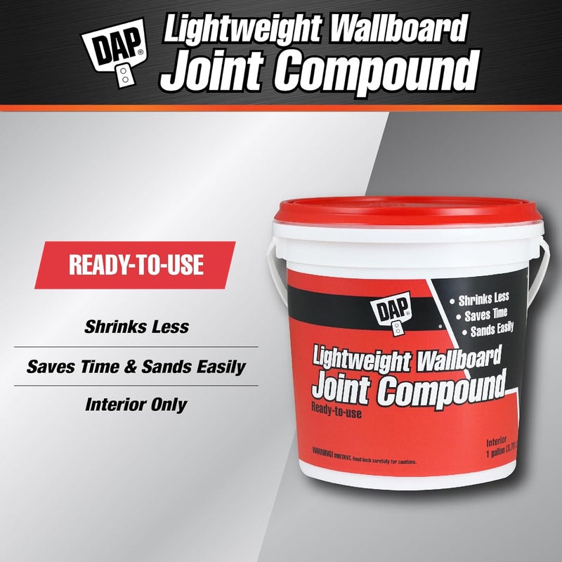 Dap مركب مفاصل لوح الجبس خفيف الوزن أبيض 1 جالون 7079810114 - Image 2