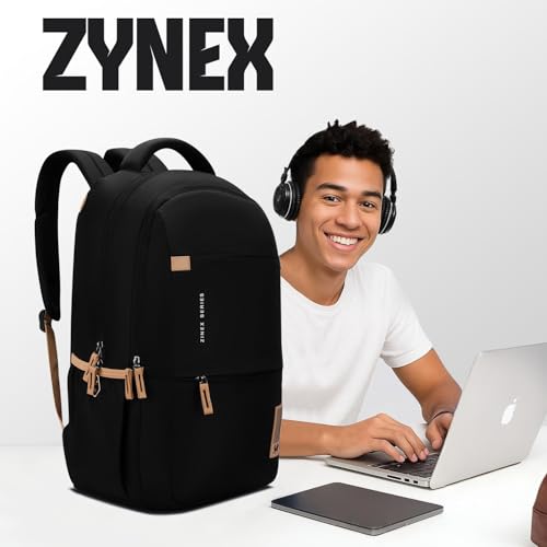Skybags Zinex 01 30L Laptop Backpack (Black) - Image 2
