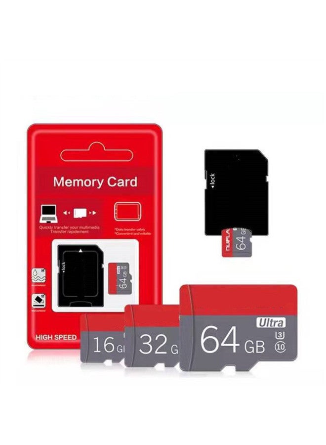High-speed Mobile Phone Memory Card 8G-16G-32G-128G TF Card Memory Card U3 Good Board Digital Memory Card-Capacity:64GU3 Solid Belt  - Image 2