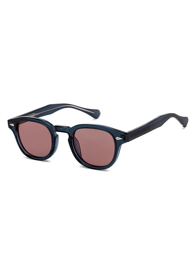 VINCENT CHASE Full Rim Round Classics Branded Latest And Stylish Sunglasses Polarized And 100% UV Protected Unisex Large VC S16749
