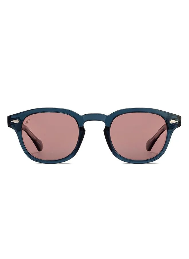 VINCENT CHASE Full Rim Round Classics Branded Latest And Stylish Sunglasses Polarized And 100% UV Protected Unisex Large VC S16749