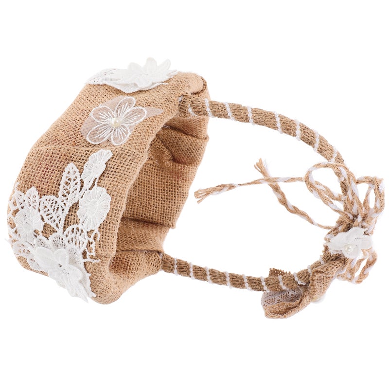 1 Pc Decorative Fruit Holder Portable Tote Basket Elegant Wedding Flower Basket - Image 1