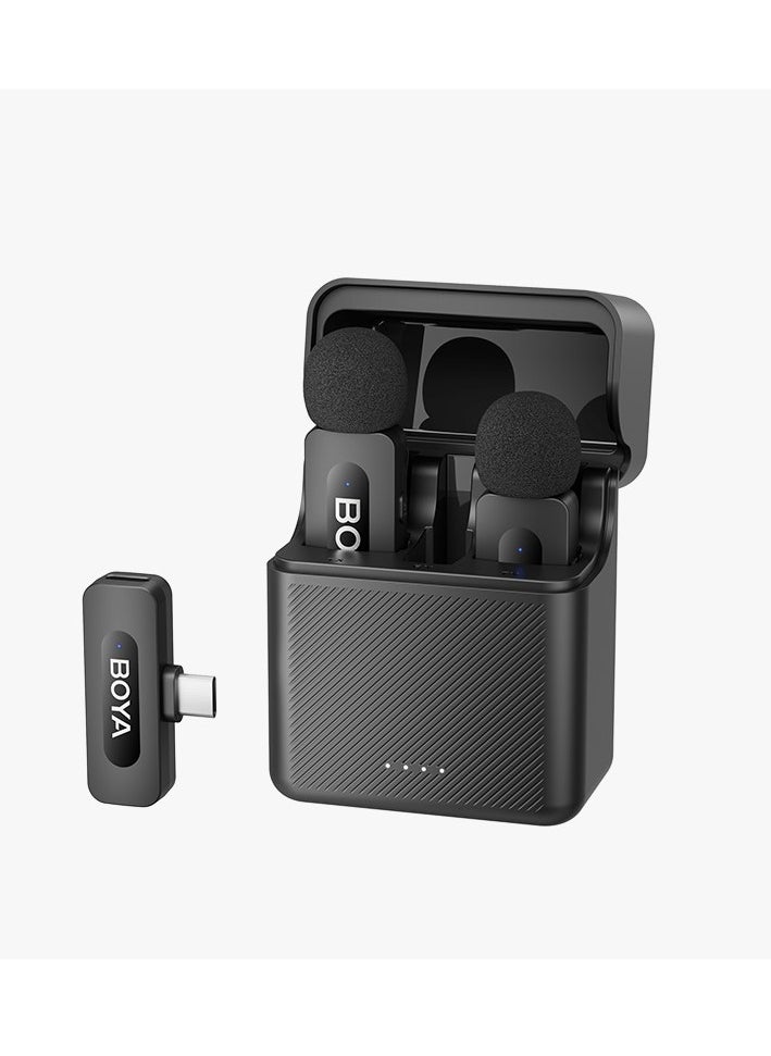 BOYA BY-V30  Dual-Channel 2.4G Wireless mic Kit For TYPE-C + Charhing Case  - Image 1