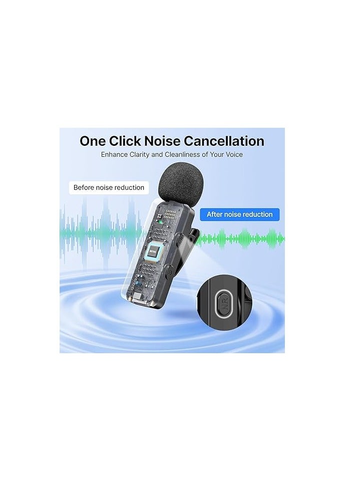 BOYA - BY-V30  Dual-Channel 2.4G Wireless mic Kit For TYPE-C + Charhing Case - Image 1