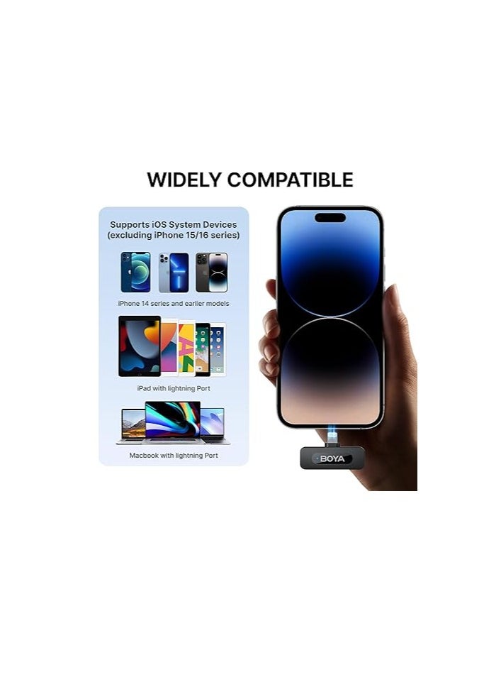 BOYA - BY-V30  Dual-Channel 2.4G Wireless mic Kit For TYPE-C + Charhing Case - Image 1