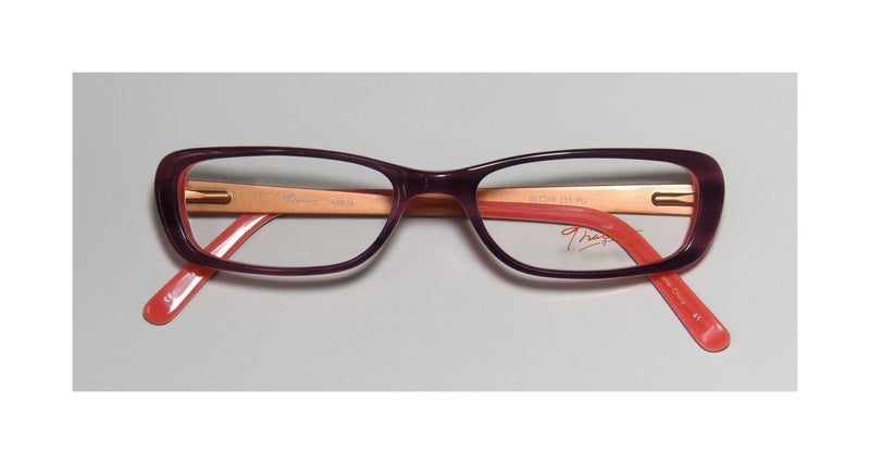 THALIA SODI Thalia Abeja For Ladies/Women Designer Full-Rim Shape Flexible Hinges Spectacular Vision Care Genuine Eyeglasses/Glasses (48-16-135, Purple/Coral) - Image 2