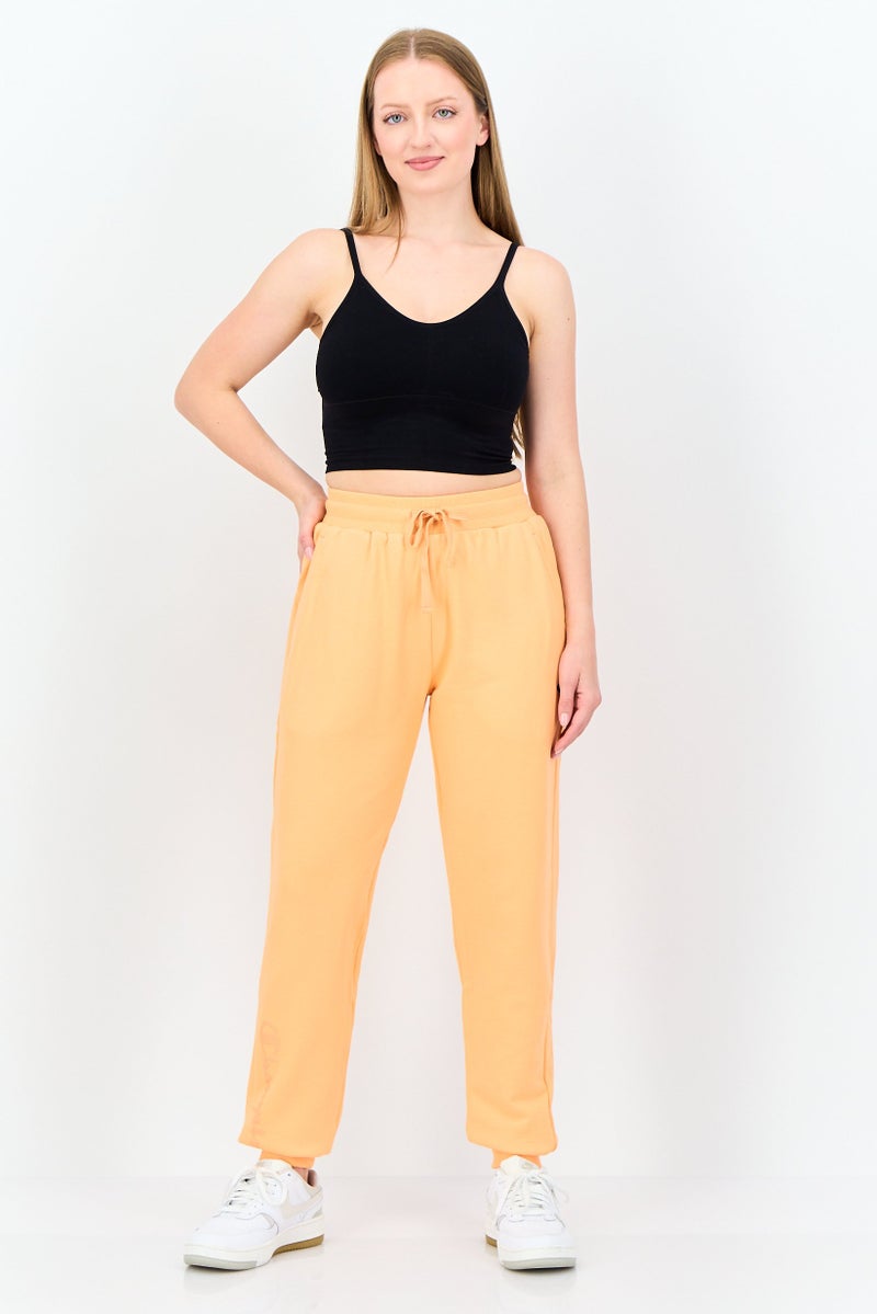 Champion Women Sportswear Fit Outdoor Sweatpants, Orange - Image 4