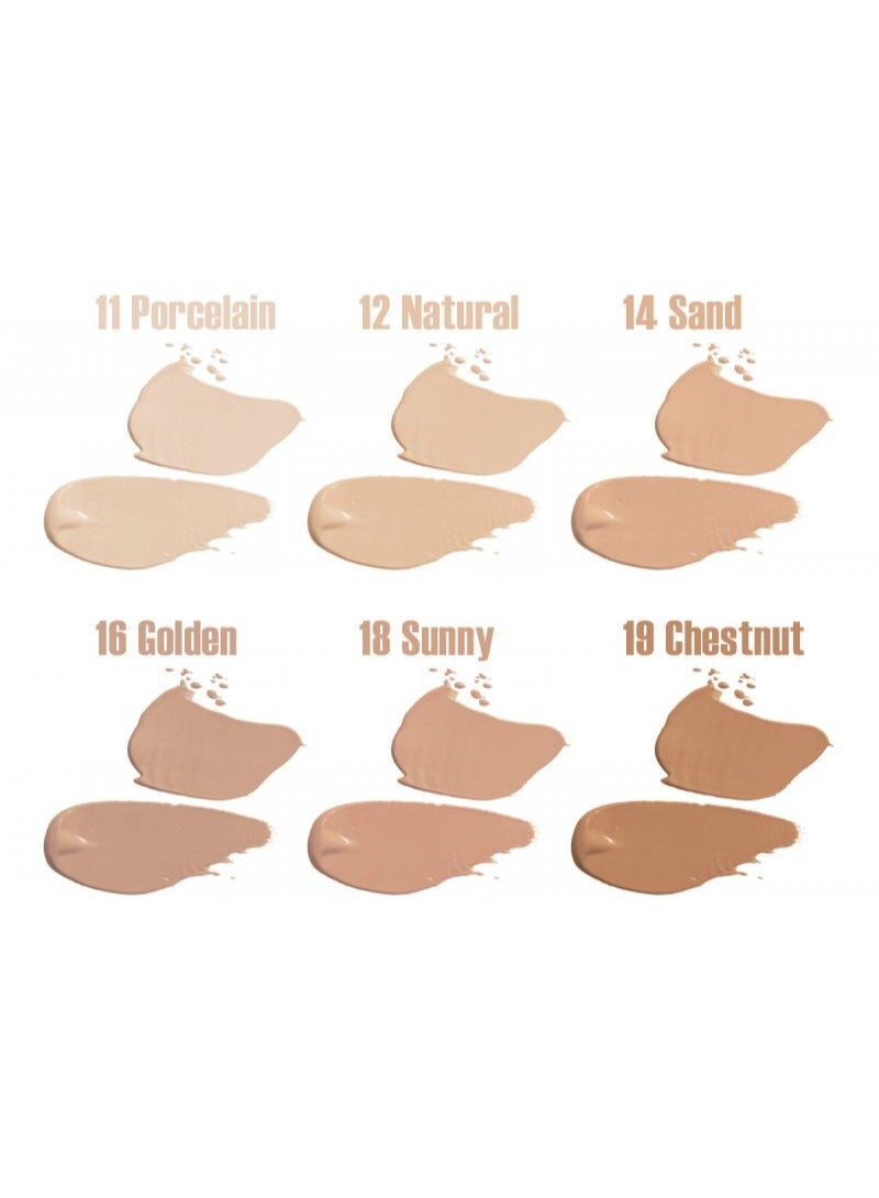 Gosh X-Ceptional Wear Foundation 19 Chestnut 30ml - Image 3