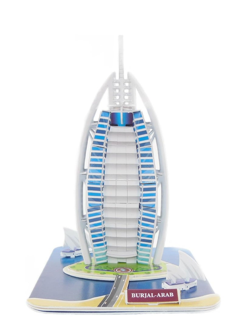 أحجية مكعبة ثلاثية الأبعاد برج العرب، 101 قطعة، MC101H