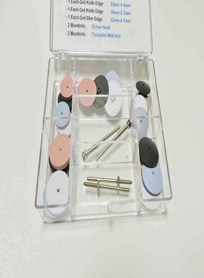 JTS Silicone Polishers KIT 24 Jewelry Polish Finish Abrasive Assortment Set Germany - Image 1