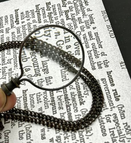 geekgifts Pocket Monocle, Magnifying Monocle, Pocket Magnifying Glass - Steampunk Retro Gift & Keepsake - Pocket Monocle Costume - Pocket Magnifiers Handmade - Image 4