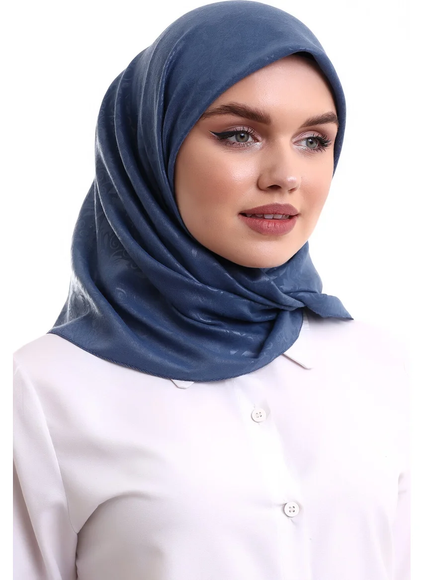 İhvan Online Kofra Patterned Head Scarf - Blue