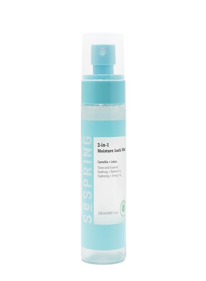 SESPRING 2-in-1 Moisture Lock Mist, Facial Toner & Essence, Korean Skin Care, Formulated with Camellia and Lotus, Korean Toner, Clean Beauty, Vegan, Cruelty Free, and Paraben Free (4.05 Fl Oz) - Image 1