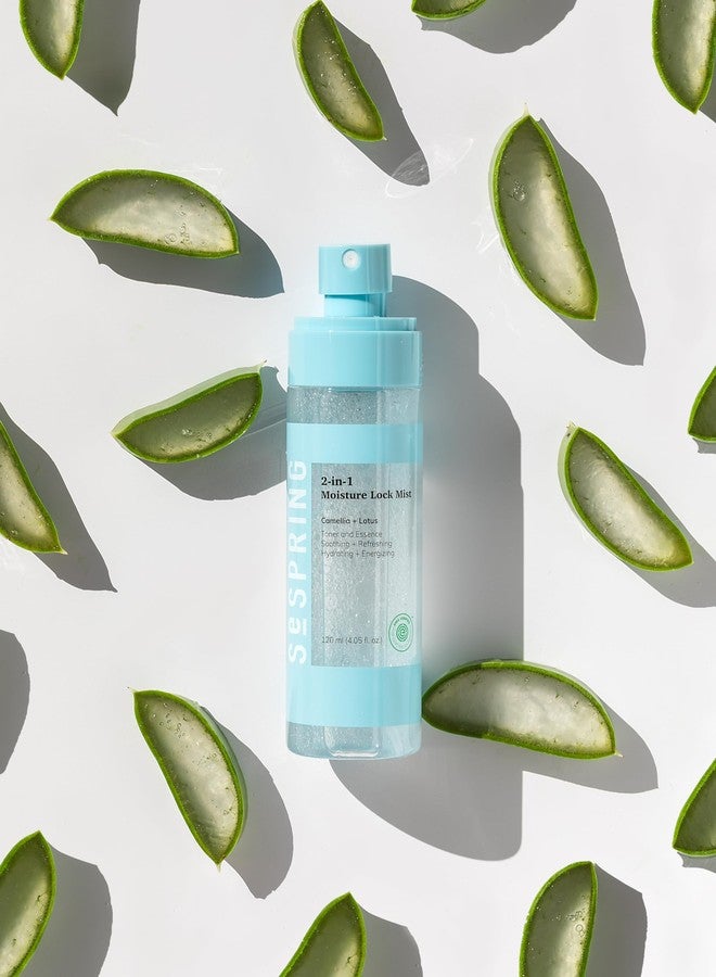 SESPRING 2-in-1 Moisture Lock Mist, Facial Toner & Essence, Korean Skin Care, Formulated with Camellia and Lotus, Korean Toner, Clean Beauty, Vegan, Cruelty Free, and Paraben Free (4.05 Fl Oz) - Image 5