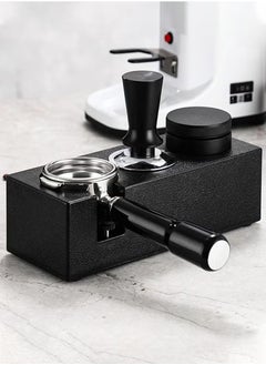 Topyich Coffee Filter Tamper Holder,Espresso Tamper Stand ABS Plastic Tamping Station for 51/54/58mm Portafilters Non Slip for Cafe Coffee Espresso Machine Accessories- 3 Holes  - Image 1