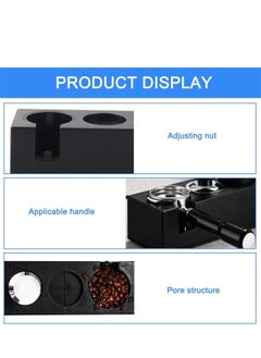 Topyich Coffee Filter Tamper Holder,Espresso Tamper Stand ABS Plastic Tamping Station for 51/54/58mm Portafilters Non Slip for Cafe Coffee Espresso Machine Accessories- 3 Holes  - Image 4