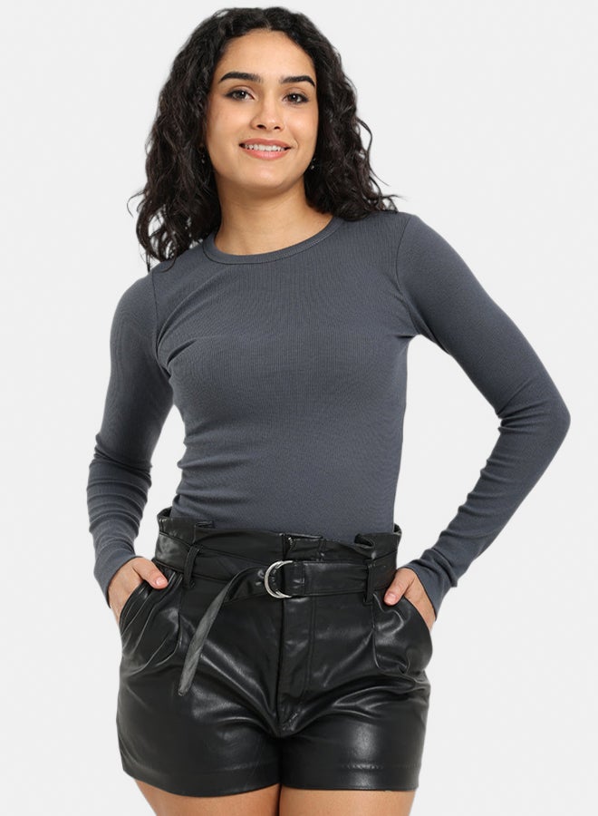 Carina Ribbed Long Sleeves Top - Image 1