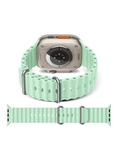 ELTRAZONE Sport New Silicone Band Compatible with Apple Watch Ultra Ocean 42/44/45/49mm Strap for iWatch Series Ultra 8 7 6 5 SE  - Image 3