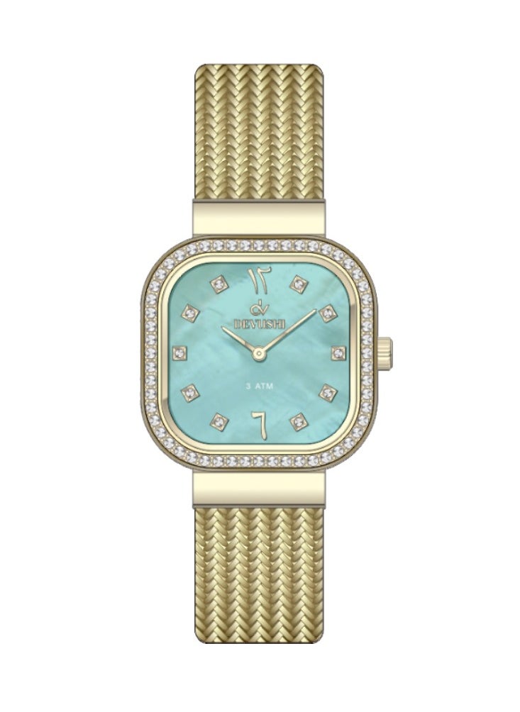 Devushi - Women wristwatch decorated with zircon stones and an attractive design - Image 1