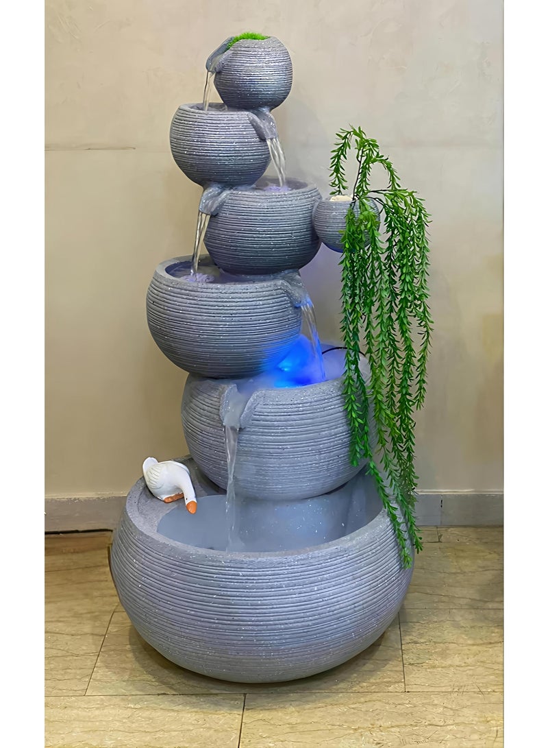 *"Grey Stone Core Indoor Decor Fountain (Fiber)"* - Image 2