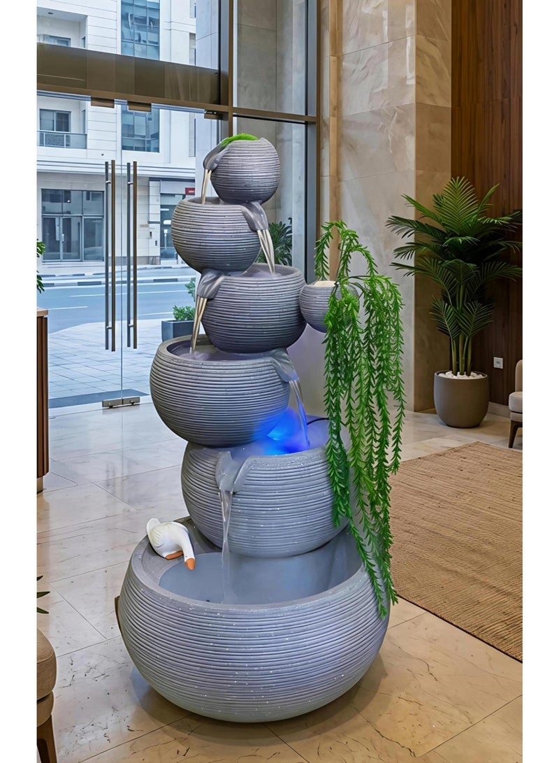 *"Grey Stone Core Indoor Decor Fountain (Fiber)"* - Image 1